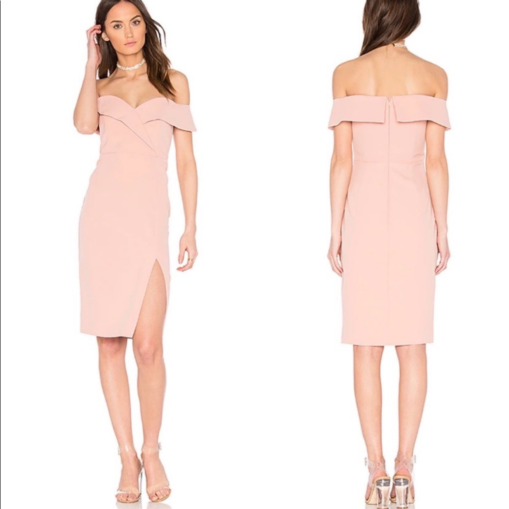 Bardot Bella dress in peach